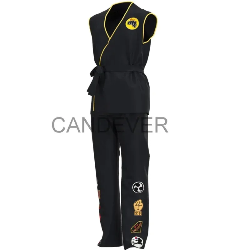 Waq89 The Kid دانيال لاروسو جوني لورانس زي الكاراتيه الأسود عقال كوبرا كاي أزياء تنكرية للأطفال C جديد 2025