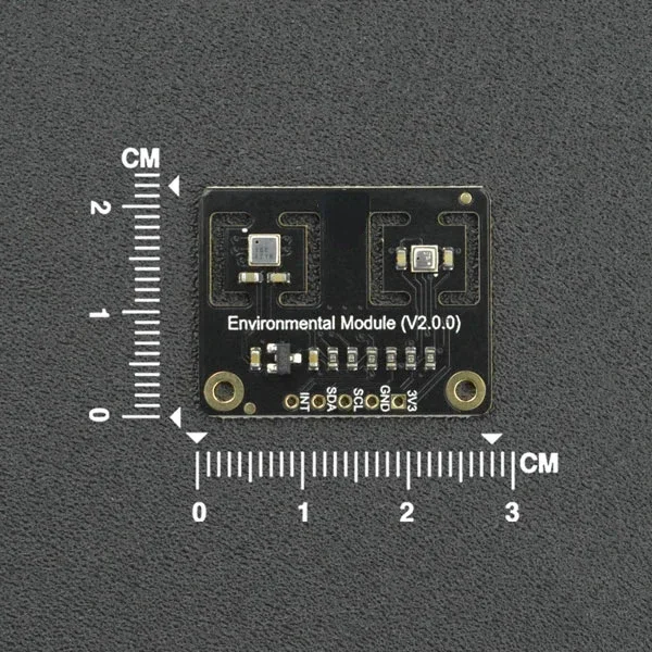 Applicable to Fermion: multifunctional environmental sensor V2- ENS160+BME280