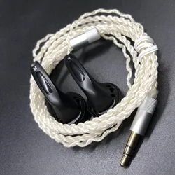 FENGRU DIY MX500 In-ear Earphones Flat Head Plug DIY Earphone HiFi Bass Earbuds DJ Earbuds Heavy Bass Sound Quality