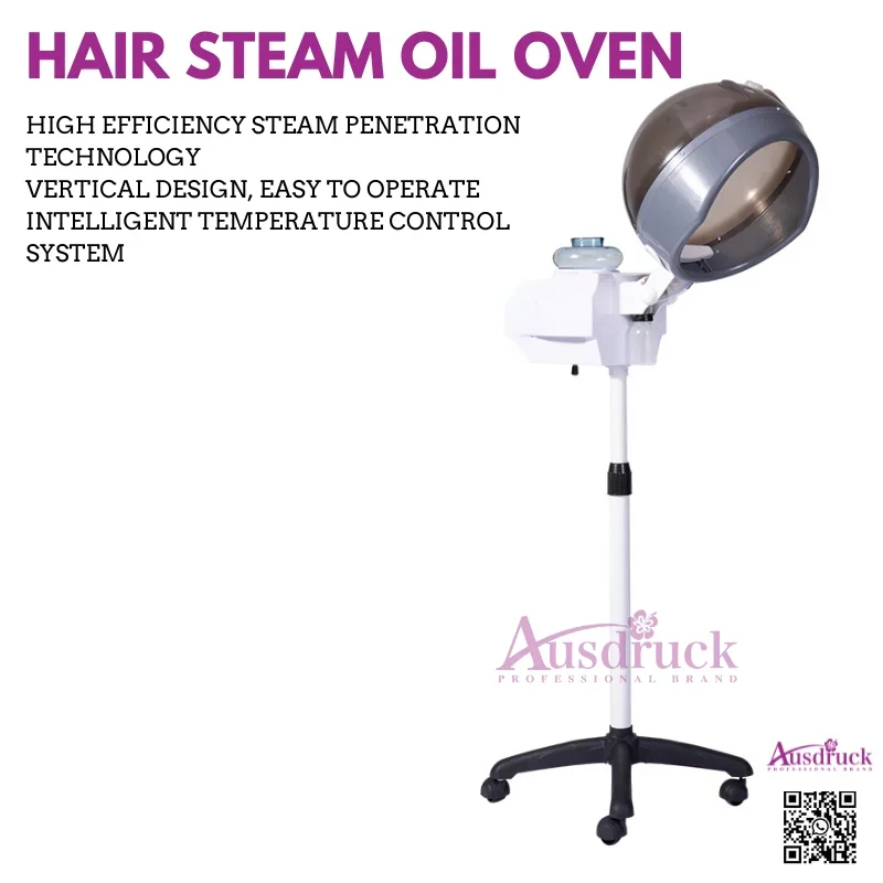 Hair Steam Oil Treatment Machine Vertical Hot Dyeing Care Spray New