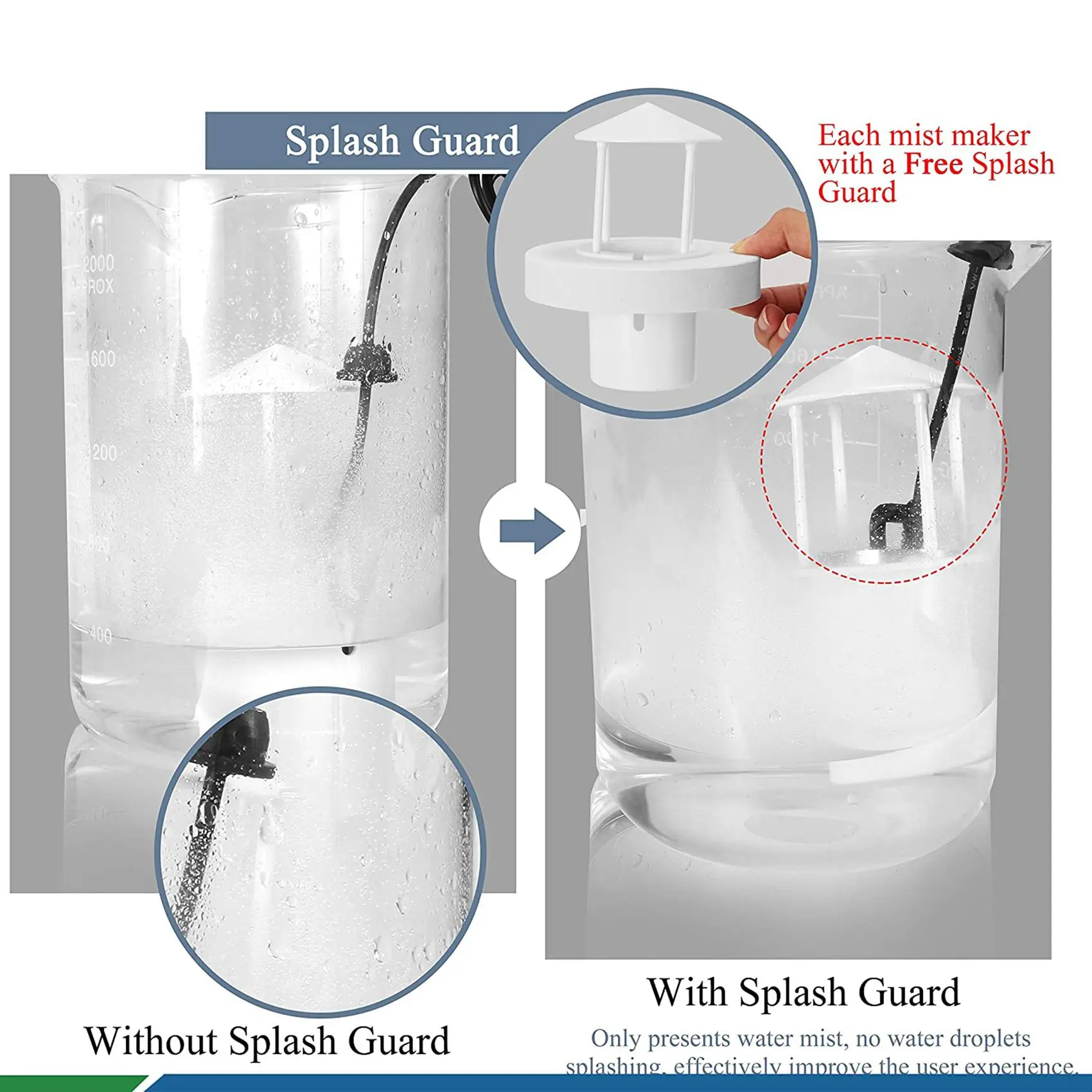 เครื่องละอองขนาดเล็กความชื้นแบบปลั๊ก EU เครื่องพ่นหมอกน้ำน้ำพุบ่อน้ำเครื่องพ่นละอองฝอยหัวปลั๊ก EU