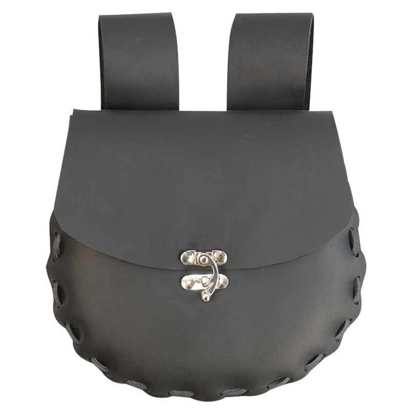 Steampunkowy Średniowieczny Skórzany Pas Torba Portfel Męski Damski Etui na Telefon Wiking Pirat Cosplay Kostium Antyczny Dodatek Akcesoria dla Dorosłych