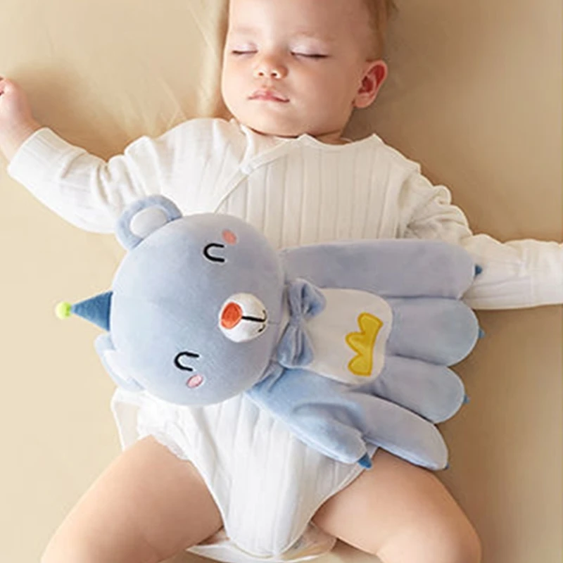 Baby Sleep Pillow Kids Soft Soothing Todder Infant Baby Safety Pillow Anti Startle Hand Pacify Toy Baby Supply