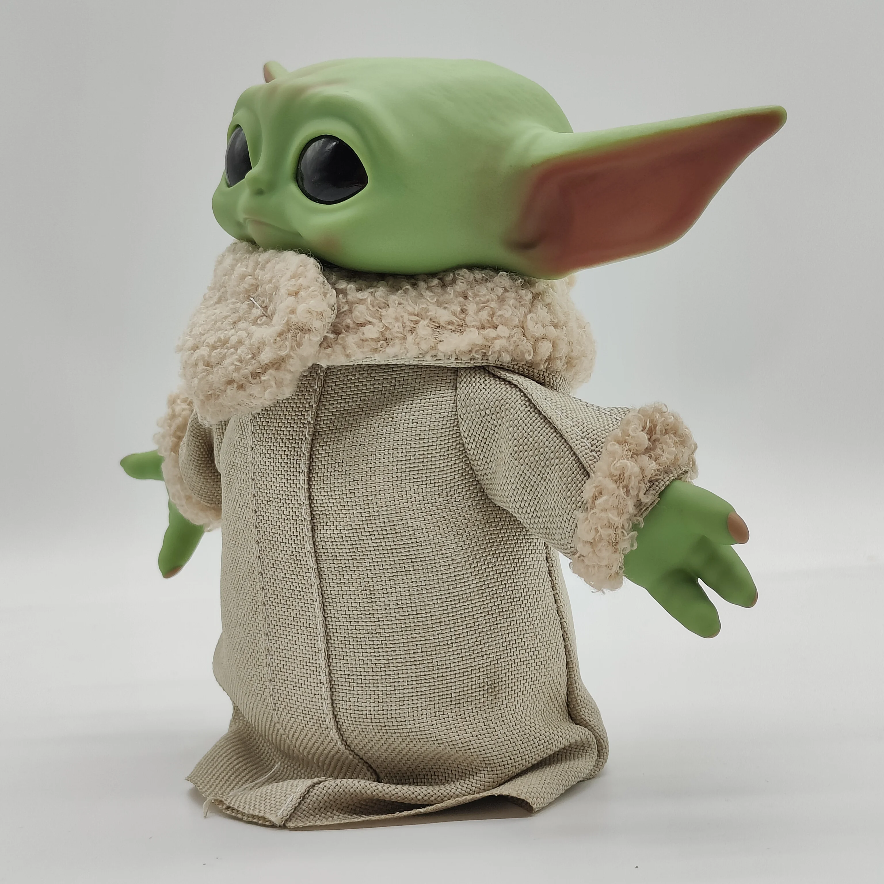 Star Wars Mandalorian The Child Baby Yoda Plush Action Figure Toys Real clothes Doll Colletion Model view 5