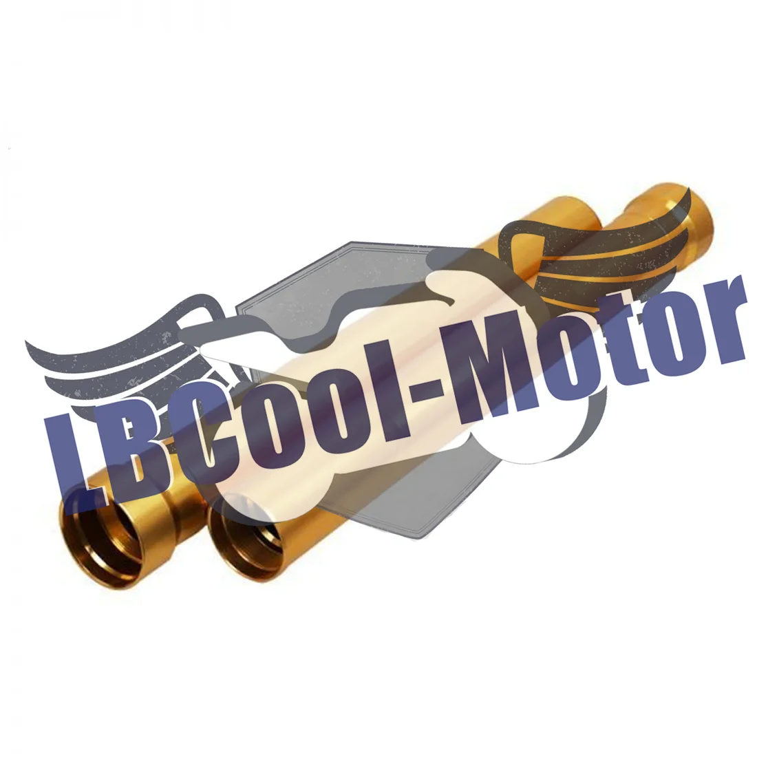 

1 пара золотых внешних трубок для Ducati Hypermotard 950 2019-2023 496 мм