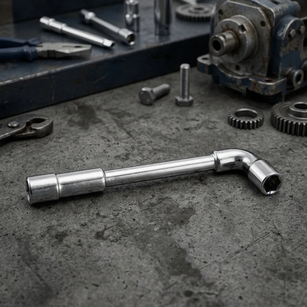 Double Head Casing Pipe Socket Wrench L Shaped Perforated Elbow 7 Shaped Hex for Reliable Performance in Appliance Installation