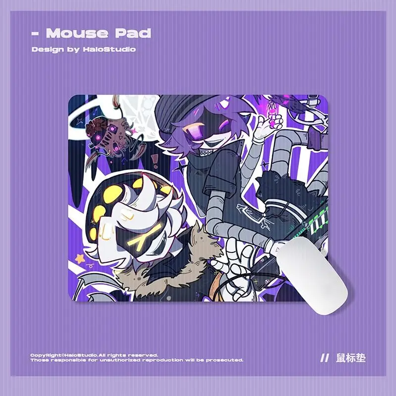 Murder Drones Anime Merch Mouse Pad Office Desk Writing Mat Cartoon Decorative Keyboard Mat for Laptop Gaming Desktop