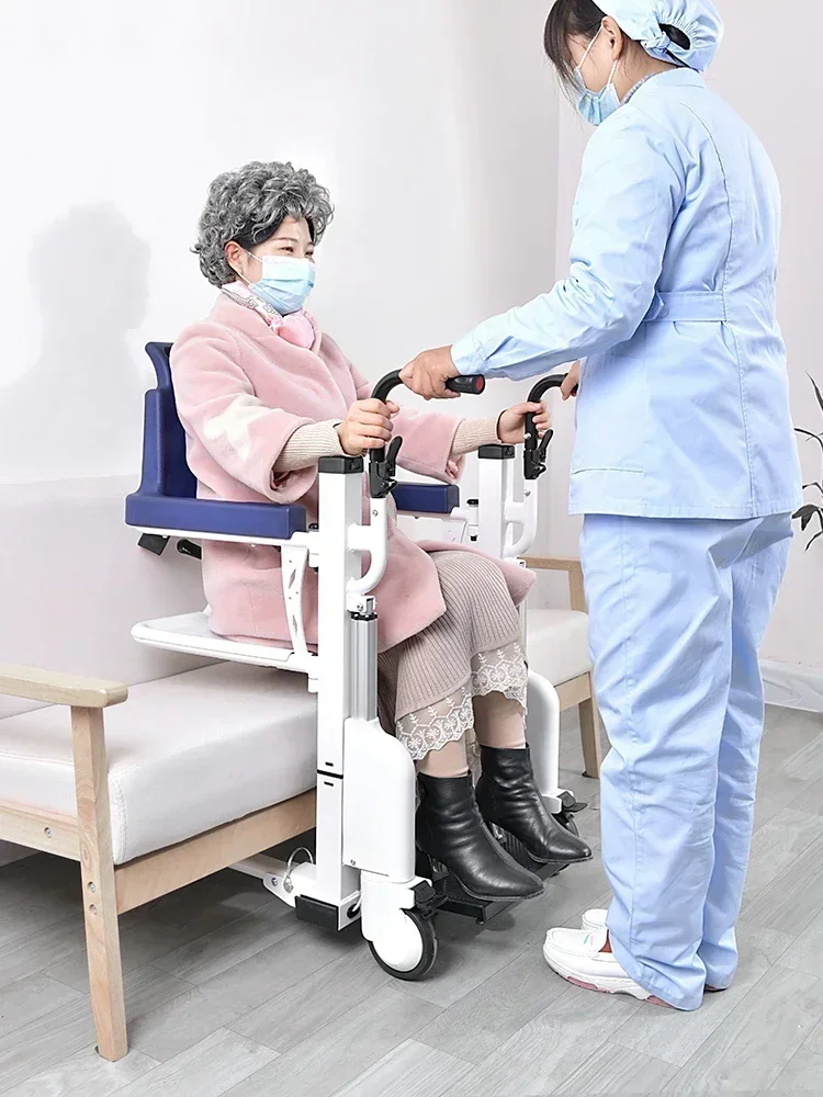 Multifunctional Electric Lift Shift Chair for Paralyzed Elderly Affordable Home Care Bathing Aid - Easy to Use
