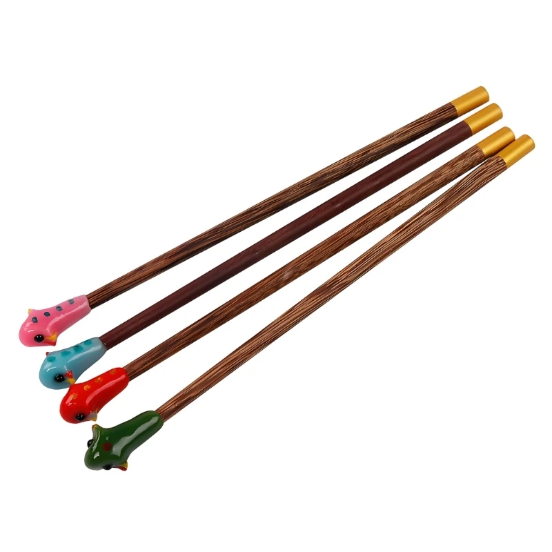 Interaktiver Betta-Fisch-Stimulationsstab, Betta-Trainingsfischspielzeug aus Naturholz und Harz, 3 x – Detail 1