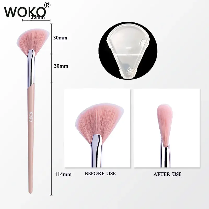 Makeup Brush Eyeliner Smoky Eyeshadow Brush Smudge Shadow Gel Eye Liner Eye Shadow Makeup Brush Pink Fashion Fenty Style Series