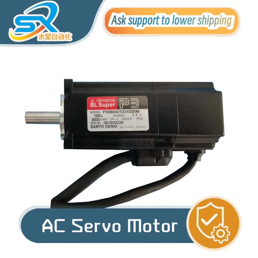 

Серводвигатель SANYO P30B04010DXS00M 100 Вт работает в хорошем состоянии