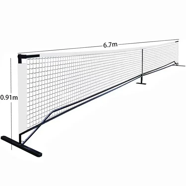 Pickleball Net System, Portable Tennis Net with Carrying Bag, Metal Stand, 3.0m Length, Easy Setup, Durable Sports Equipment