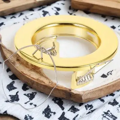 

Ceiling Lamp Shell Embedded Light Cover GU10 MR16 Iron Housing Durable Minimalist Recessed Lighting Clips Metal Trim Cover