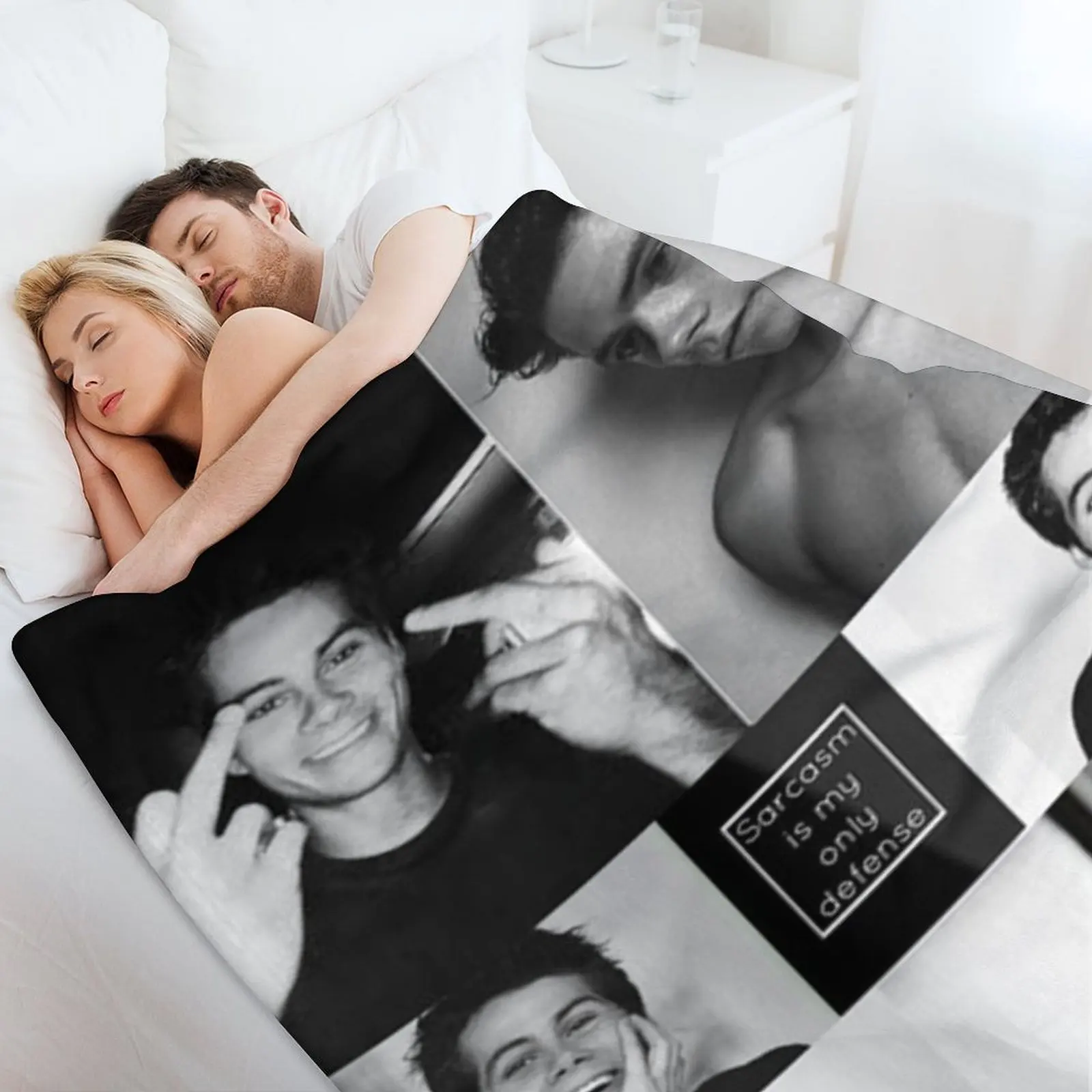 ديلان أوبراين رمي بطانية الفانيلا النسيج القطبية الشتاء أسرة بطانيات أريكة عملاقة #4