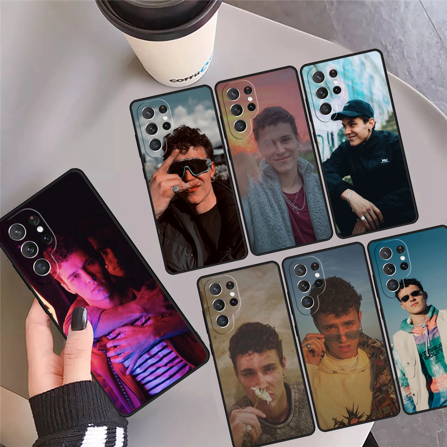 Spanish TV series Elite Season aron piper Phone Case Cover For Samsung S24 Ultra 23 S22 Plus S21 FE S20 S9 S10 Note 10 Pro 20