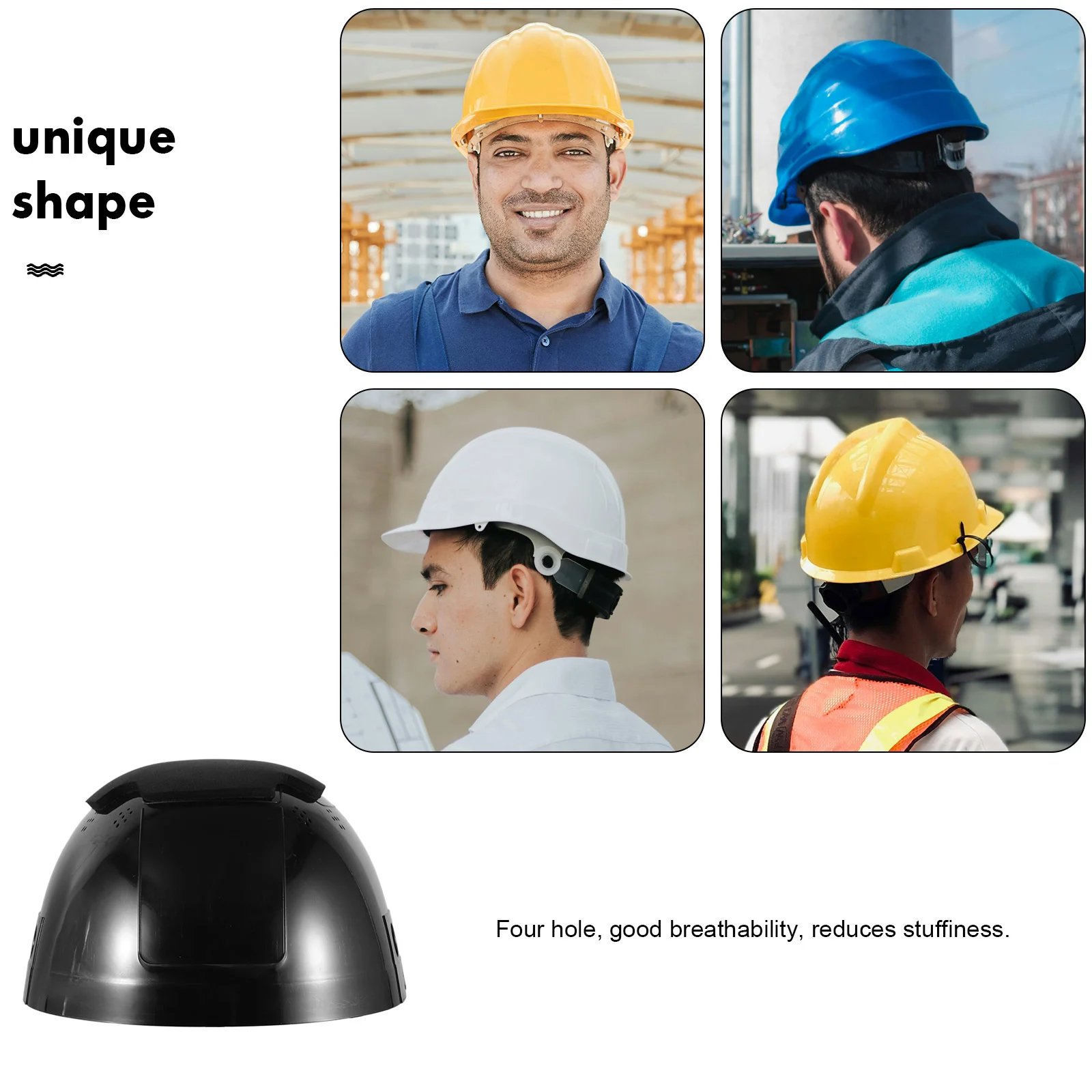 Safety Inner Shell Universal Bump Cap Insert Baseball Hard Hat Liners Bumper Caps Abs