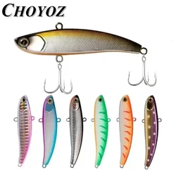 CHOYOZ 17g 80mm Vib Ice Fishing  Koume  Winter VIB Casting Bait Sinking Artificial Ratlin Japan Hook ратлины на судака зимой