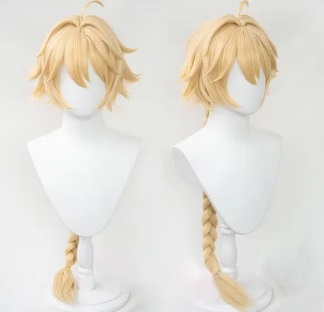 Game Genshin Impact Traveler Aether Cosplay Costumes Halloween Costumes Role Play Wig Anime Party