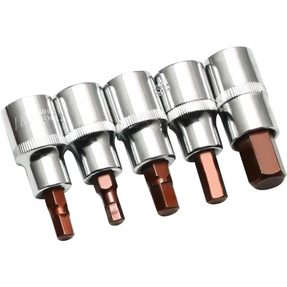 3/8 Zoll Antrieb Sechskant-Steckschlüssel-Bits Torx-Schraubendreher-Bits Schraubenschlüssel-Adapter H3 H4 H5 H6 H8 H10 T30 T40 T50 T55 Werkzeugteile – Detail 5