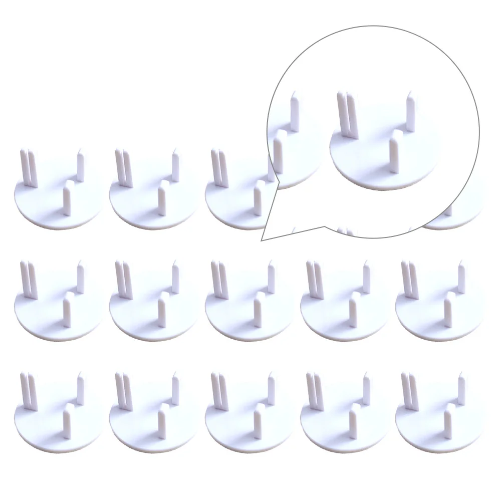 15 قطعة غطاء مخرج طاقة المملكة المتحدة مقاوم للأطفال ABS واقي المقبس الكهربائي غطاء قابس سلامة الطفل مقبس منع التسرب واقي