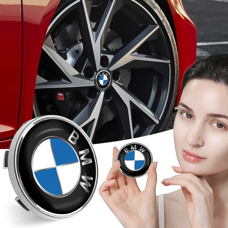 4pcs Car Wheel Center Hub Cap Sticker Car Accessories for BMW M Performance X1 X2 X3 X5 X4 X6 X7 G30 G20 G32 G11 G12 F40 F30 F2