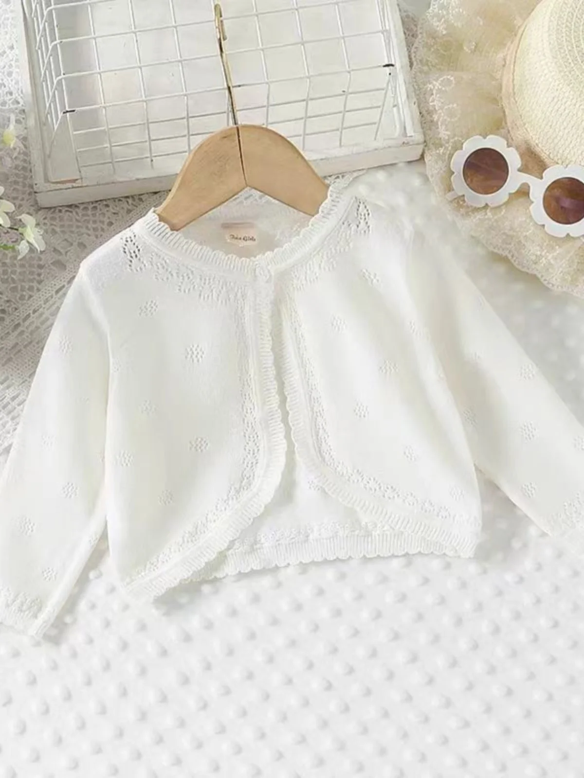 

Princ Sle Long Sve Baby Girl's ort Coat Lightweight Air Conditioned Spring Summer Outerwear Dr ible