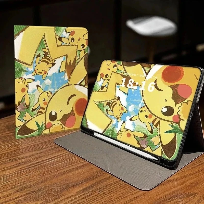 

Pikachu Case for Ipad 11inch A16 11th 2025 Air7 Mini7 Cartoon Case Air4 5 10.9in 10th 9th 8th 10.2in Tablet Case 2024 Pro Cover