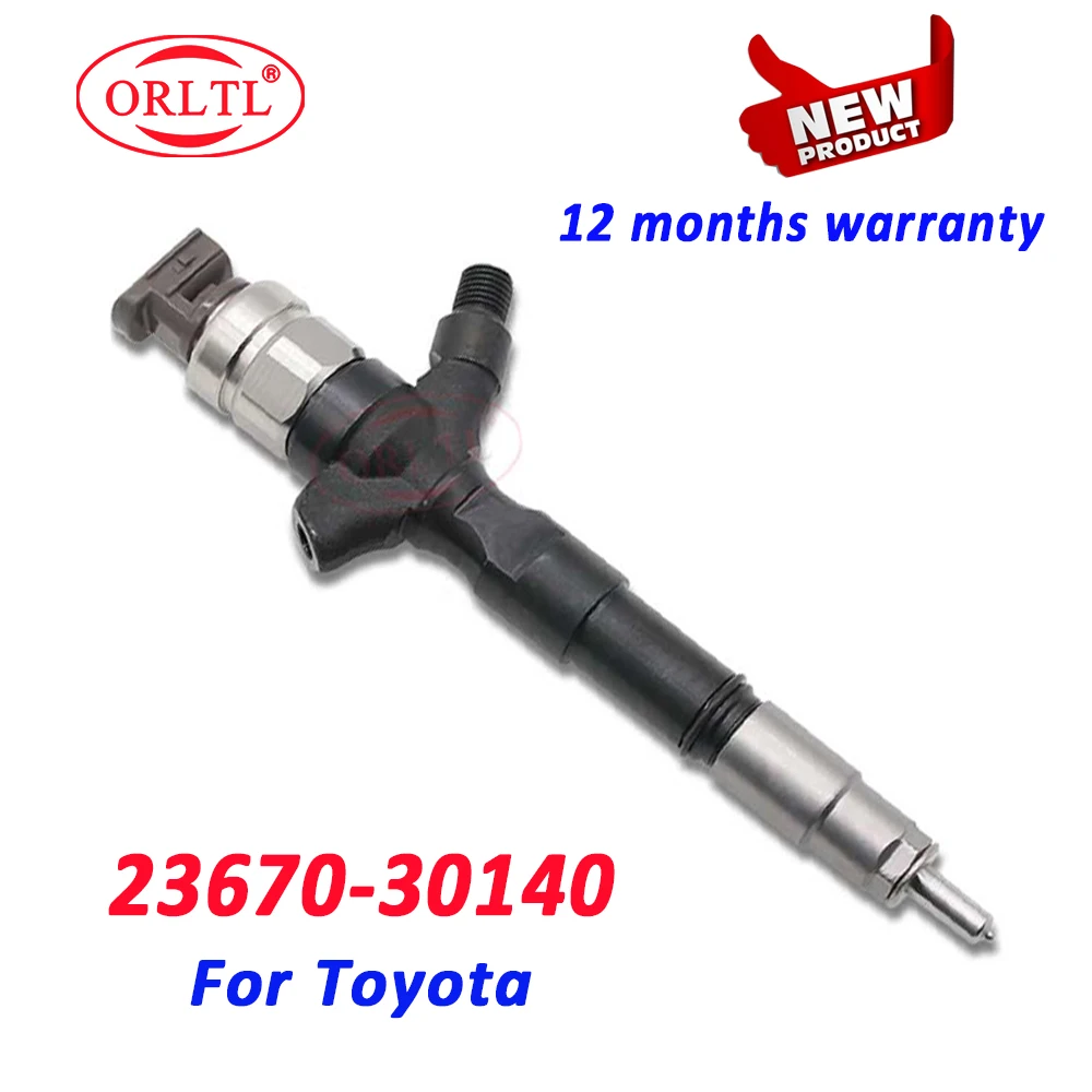 23670-30140 New Diesel Injector Nozzle 2367030140 FOR Toyota Hilux 2KD-FTV 095000-6760 ORLTL Common Rail 0950006760