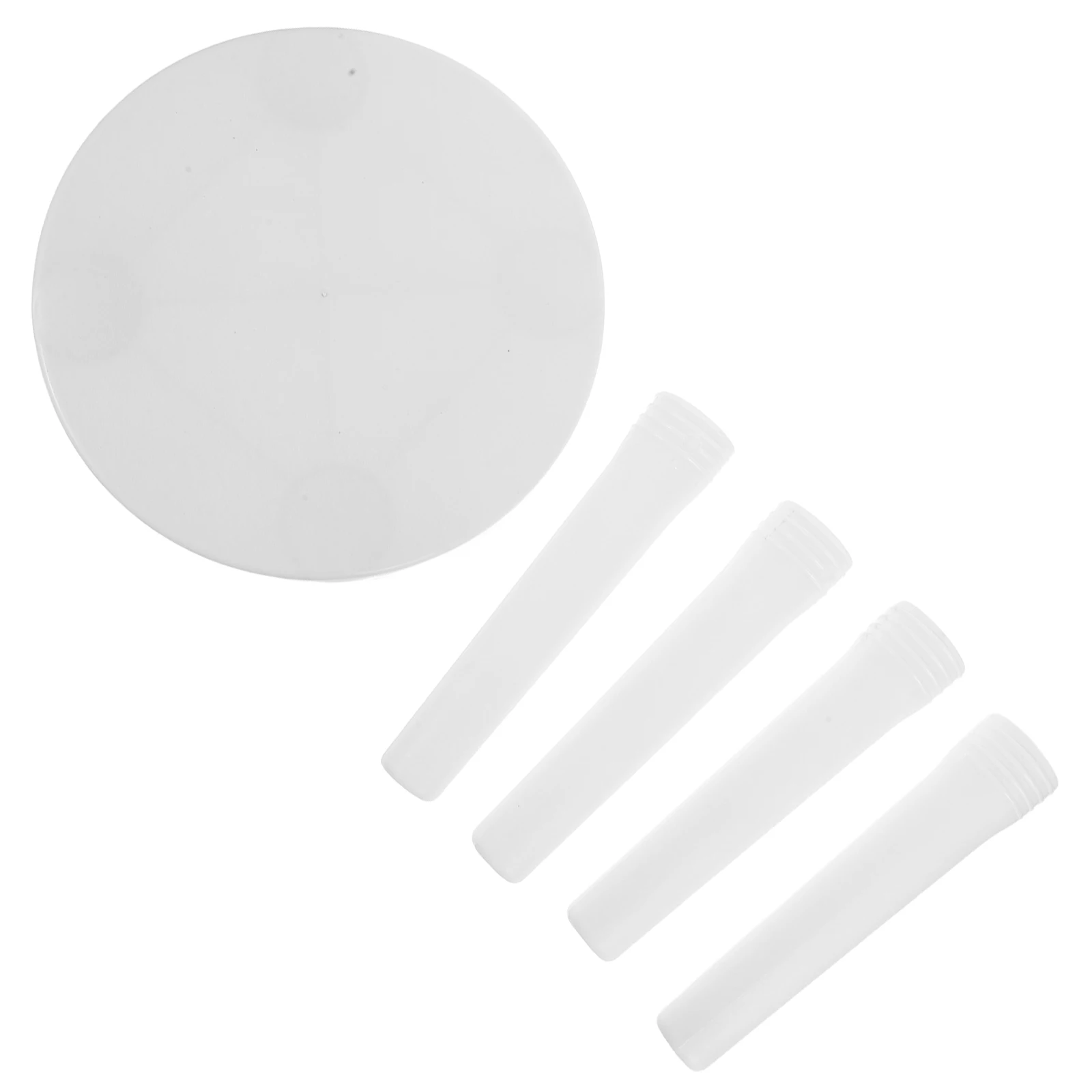 

1pc Plastic Small Low Lightweight Round Step For Bathroom Toilet Home Use Plastic Portable Low Stool Step Stool