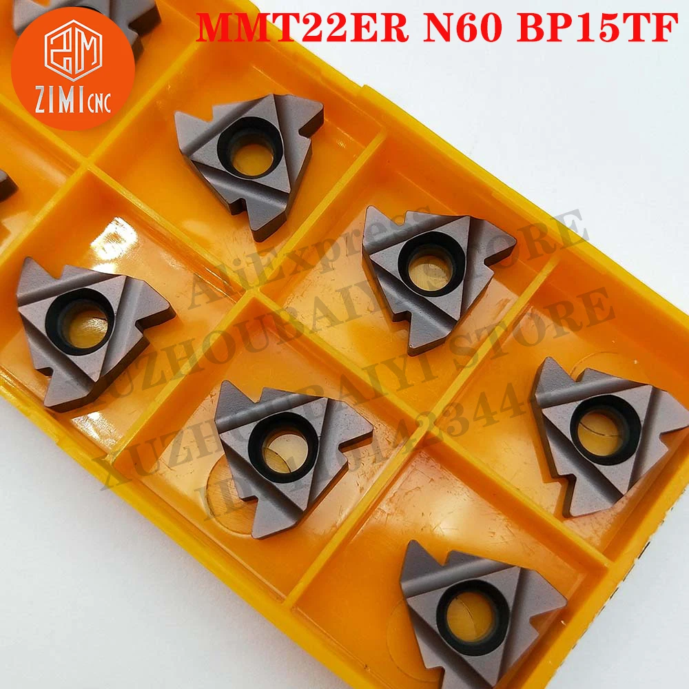 MMT22ER N60 BP15TF MMT22ER N60 كربيد خارجي تحول إدراجات الموضوع أدوات تحول القاطع أدوات قطع الخيط أدوات CNC بلاد