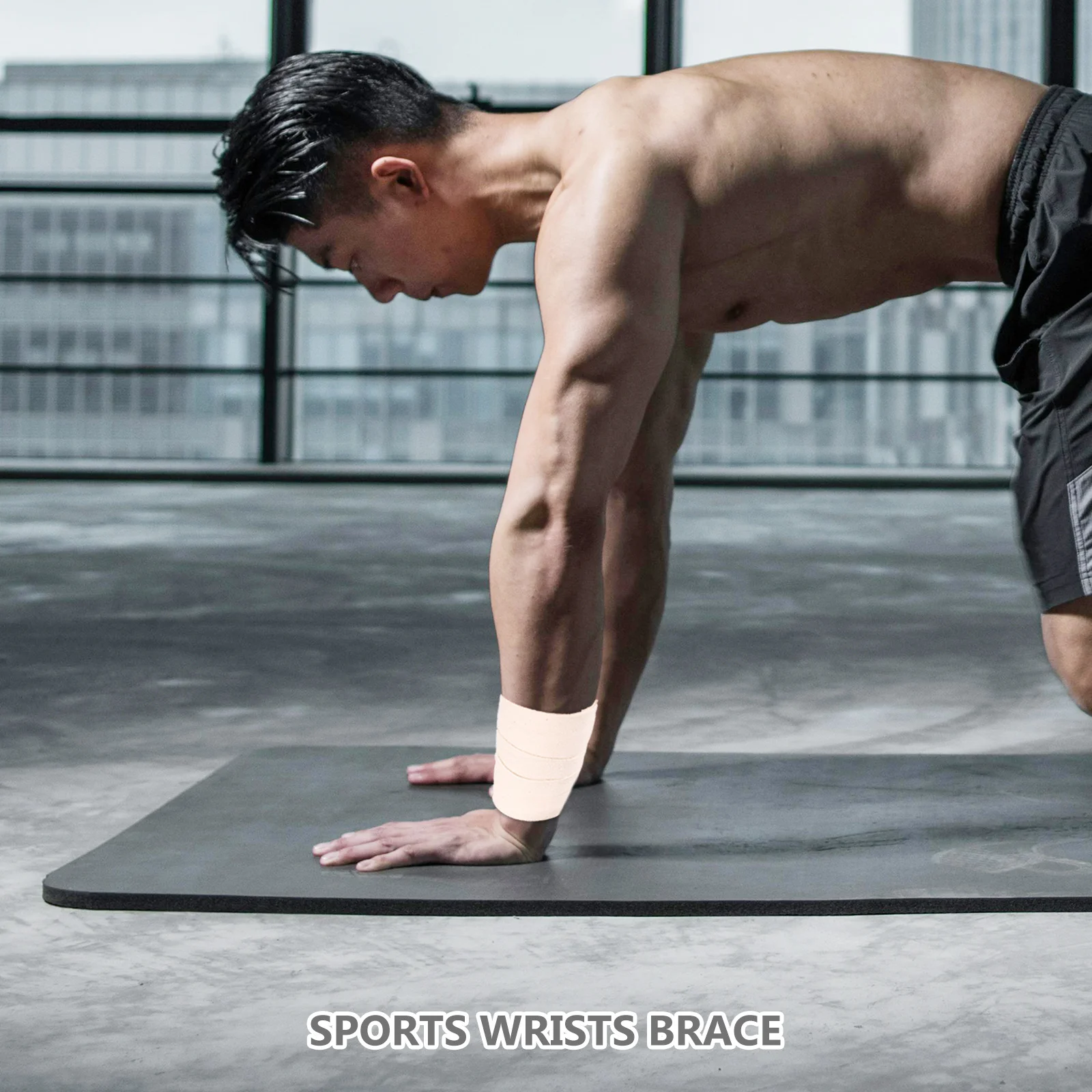 

1 Pair Workout Brace Badminton Wrist Protector For Women Men Adjustable Support Guard Reusable Cotton Wrist Band For Sports