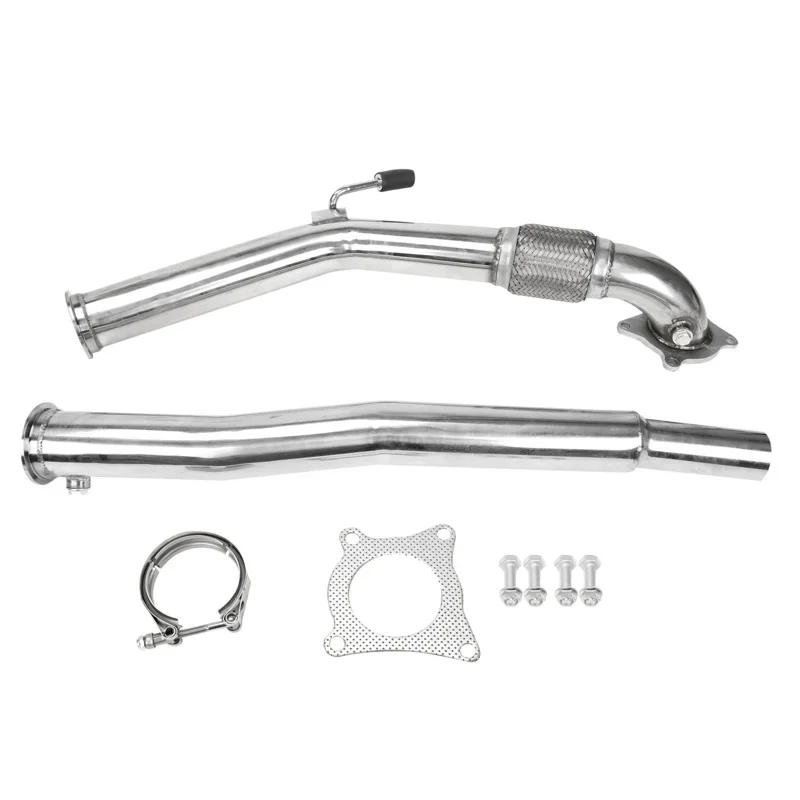 High quality Hot sale High Performance Turbo Catless Downpipe Exhaust For MK5 MK6 VW GOLF GTI JETTA 3'' Audi A3 2.0T DECAT