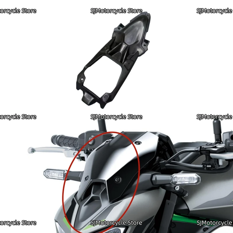 

Motorcycle Accessories Upper Front Nose Fairing Windshield Cowl Fit For Kawasaki Z900 Z900SE 2025-2026