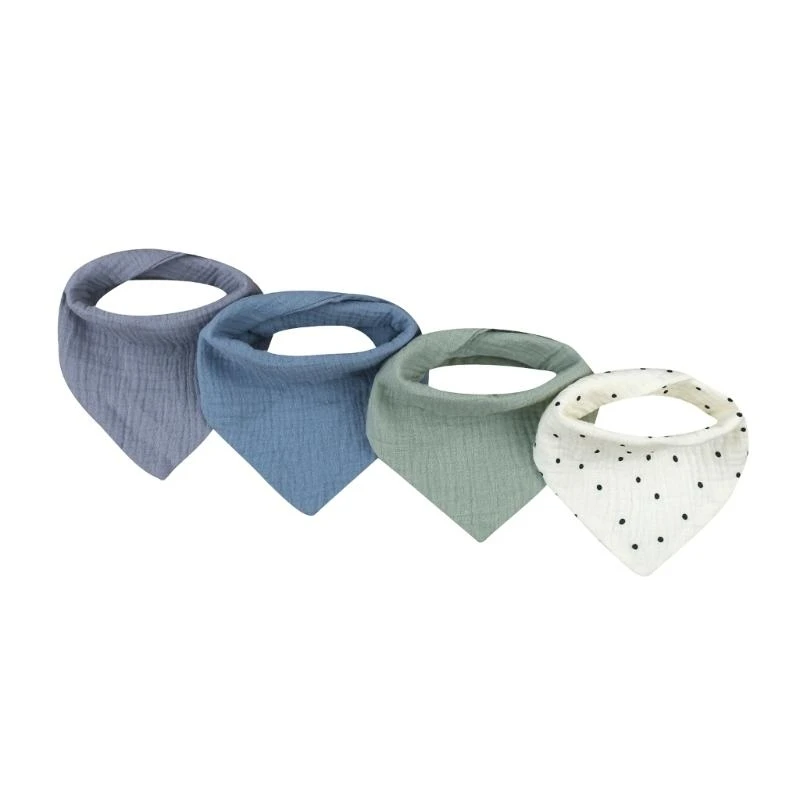 

Breathable Baby Drool Catcher Cotton Absorbent Bibs Shower Gift for Newborn