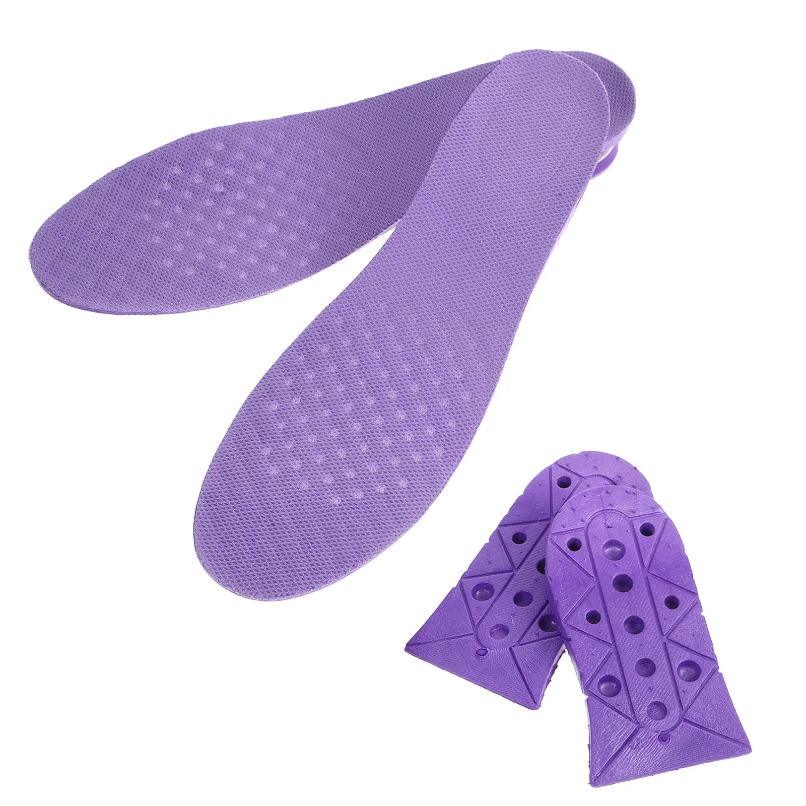 

1 пара невидимых стельок для увеличения роста, гибкие, легкие, дышащие вкладыши для любой обуви, для бега, повседневной и праздничной обуви