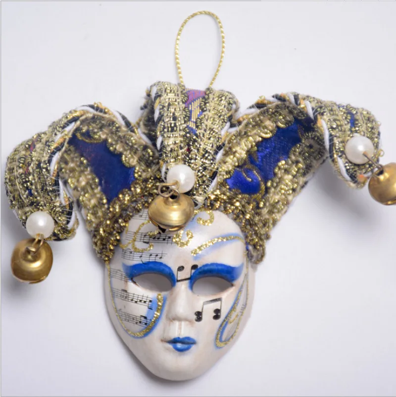 Daily Venice Mask New Cute Clown Full Face Mini Mask Pendant