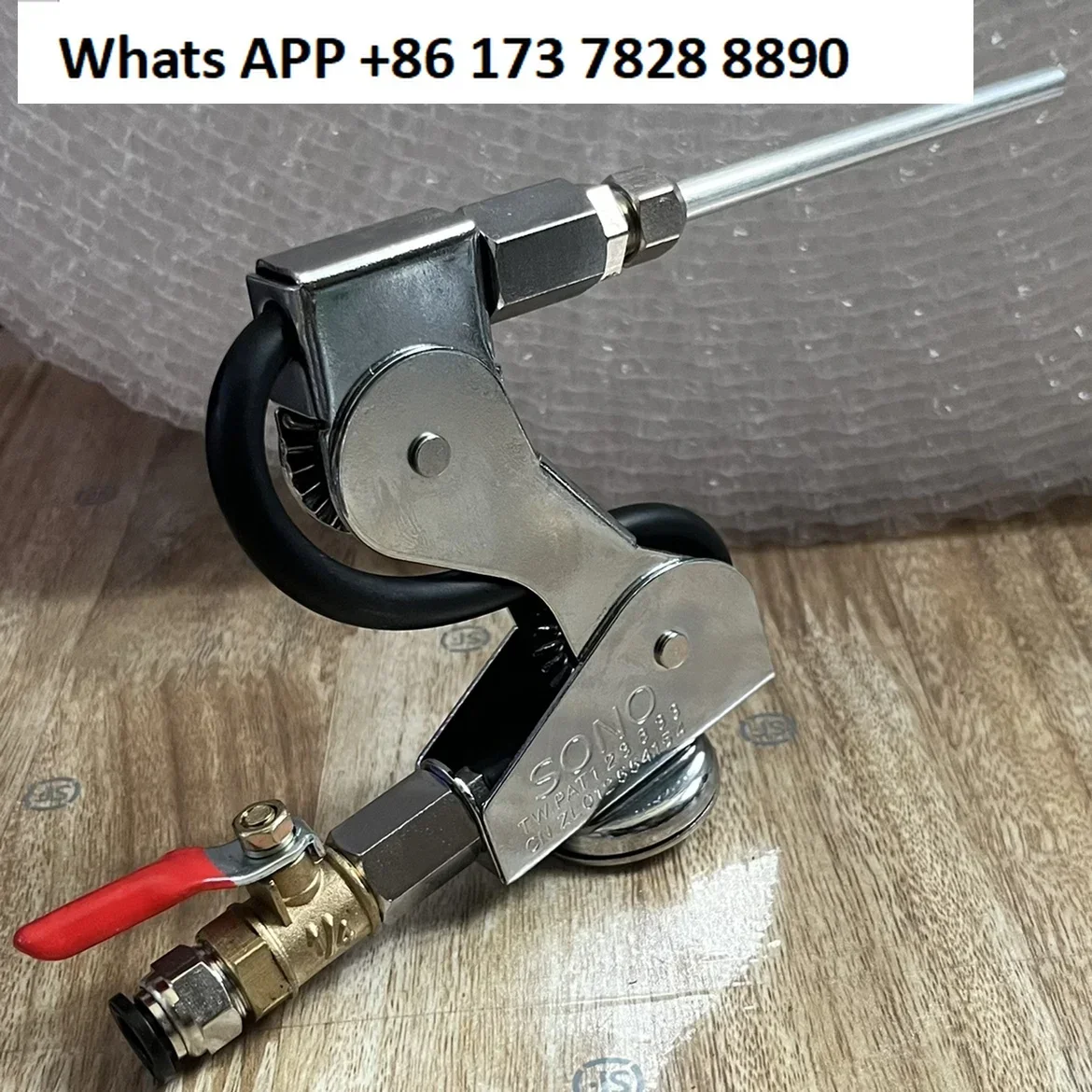 Special extended nozzle magnetic seat hair gun