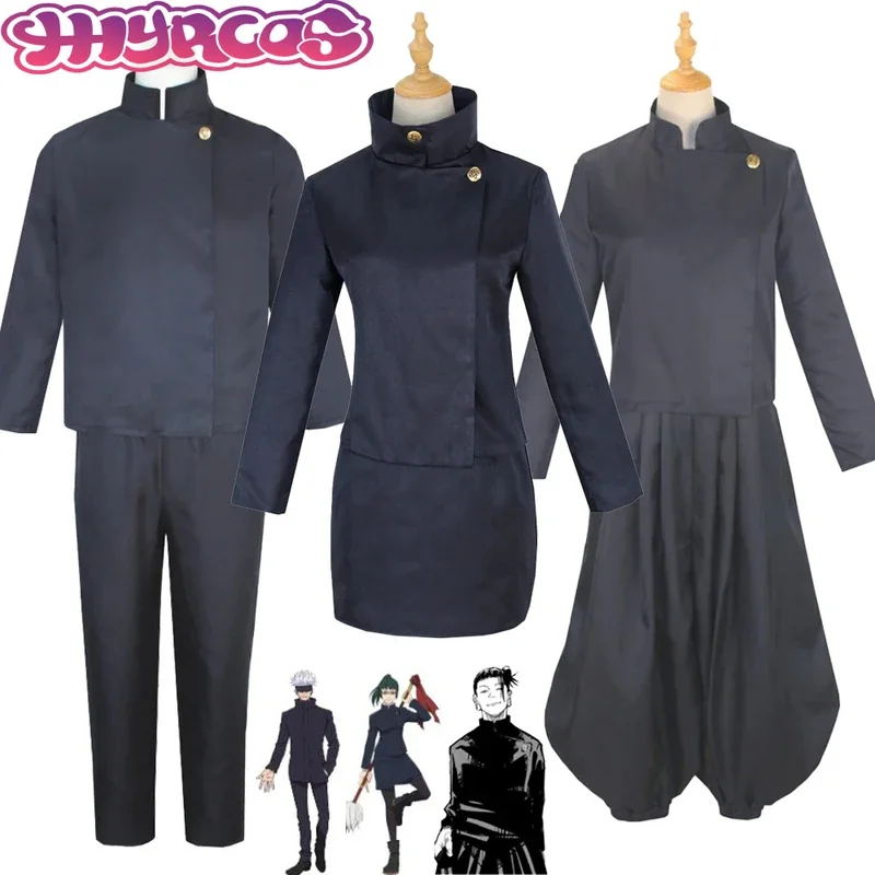 Costume de Cosplay Anime Jujutsu Geto SuNAFTA u, Kaimmense IEiri Shoko Cos Uniforme Satoru Gojo, Costumes de ixd'Halloween pour Hommes et Femmes Adultes