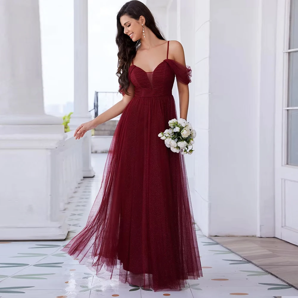 baziiingaaa-abito-da-sera-elegante-con-spalline-sottili-scollo-a-cuore-in-tulle-plissettato-con-imbottitura-ideale-per-damigelle