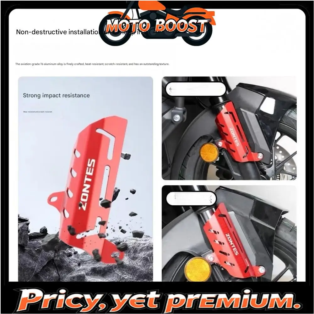 

Front fork shock absorber decorative cover for 2024-2026 ZONTES 368G models, front shock absorber protective shell accessory.