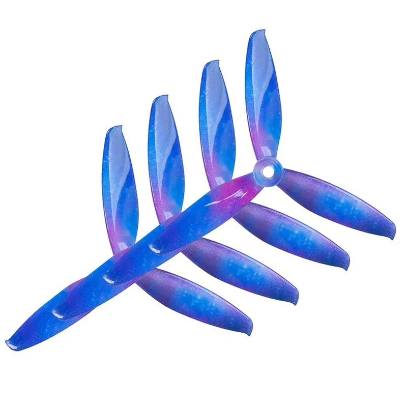 Gemfan 5043 5inch Tri-Blade Propeller Starry Sky Star Prop Compatible Xing Camo 2207 Brushless Motor for FPV Drone