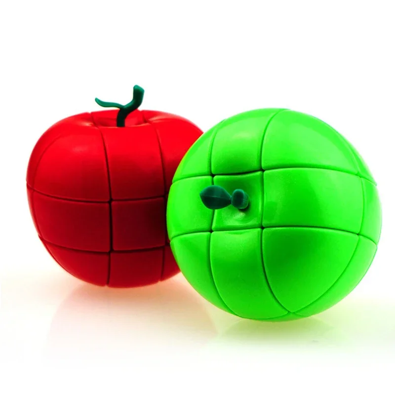 Cubo magico di frutta e mela Puzzle di velocità professionale Twisty Antistress Giocattoli educativi Cubi da imballaggio Cubo Magico Educ Cube Puzzle