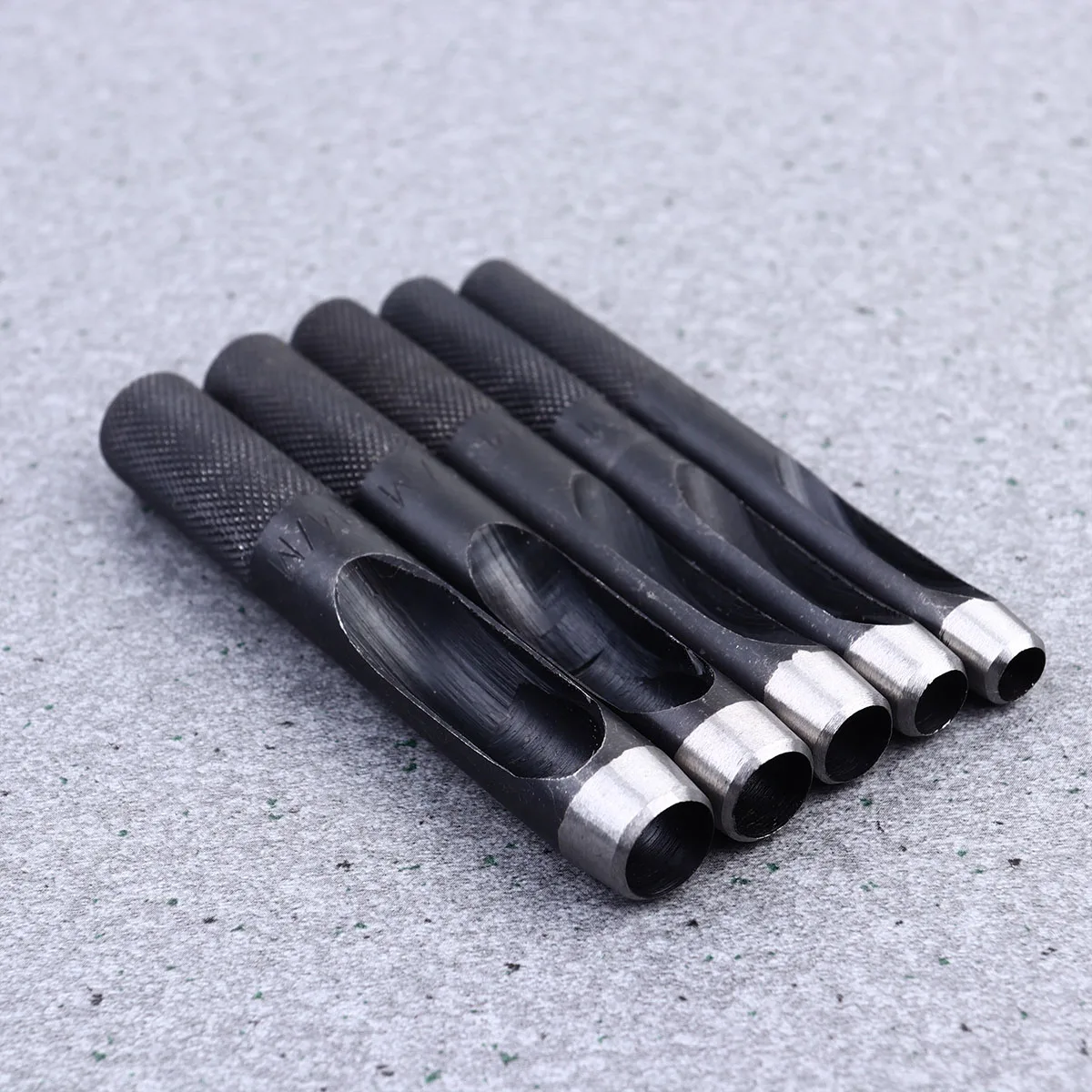 

5pcs 6-10Mm Punch Tool Belt Hole Puncher Diy Hollow Punch Set For Bags Canvas Webbing Gaskets Plastic Rubber Vinyl Easy