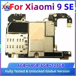 Motherboard for Xiaomi Mi 9SE, 64GB 128GB Global ROM, Unlocked Mainboard, with Snapdragon 712 Processor