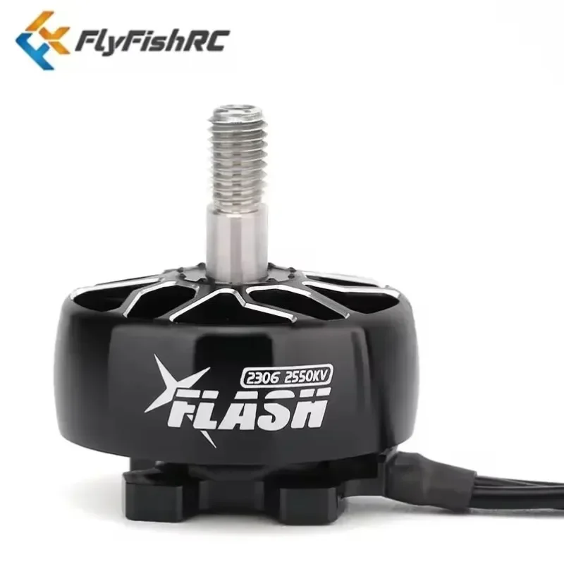 FlyFishRC Flash 2306 1750KV 2550KV Brushless Motor for 5-6 inch FPV Freestyle Drone, High Performance 6S Racing Quadcopter Parts view 2