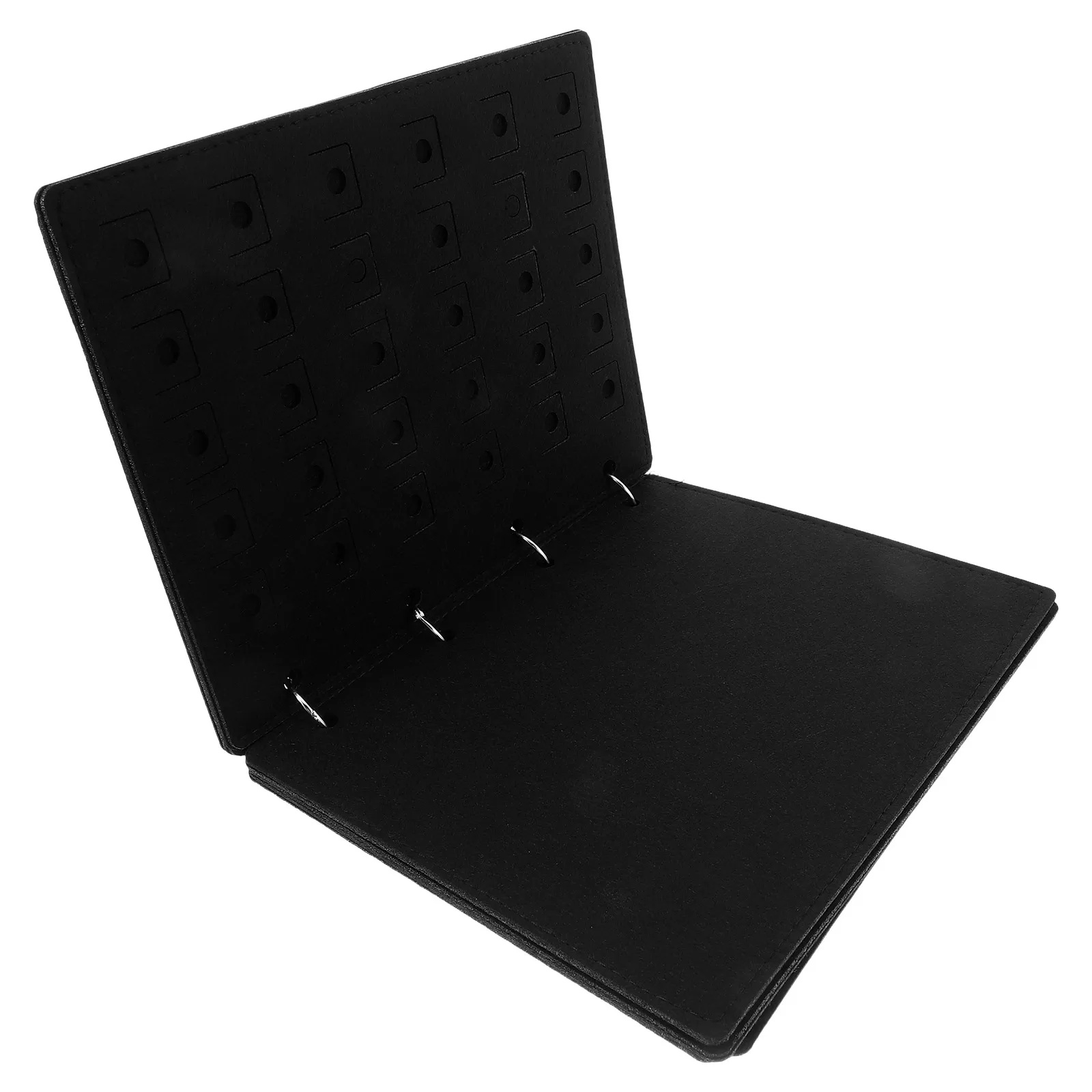 

Shoe Buckle Storage Book Felt Material Jewelry Binder ganizer Pin Collection Display Charms Holder Badge Storage Flip Page