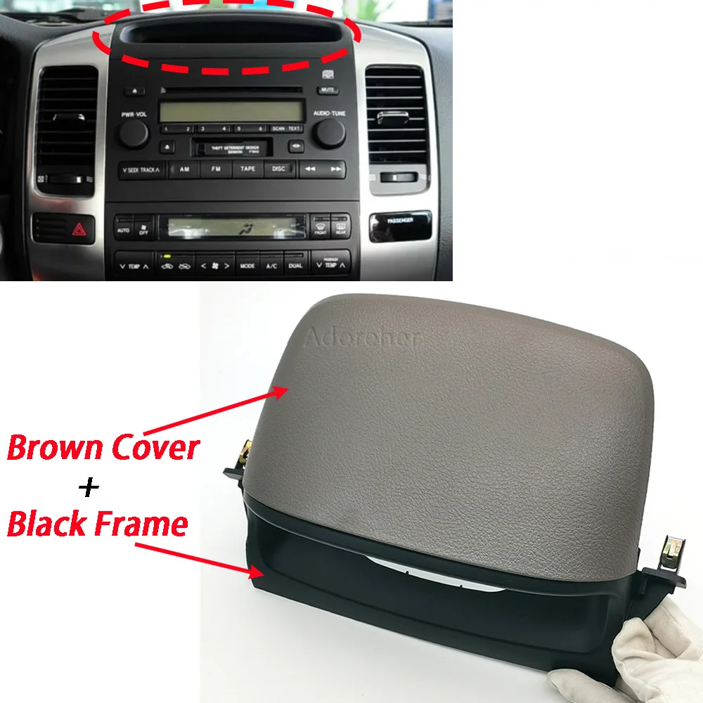 Hochwertige Ausführung passend für Toyota Prado LC120 03-05 für Lexus GX470 03-05 Armaturenbrett-Displayrahmen-Cluster-Finish-Panel-Kit – Detail 1
