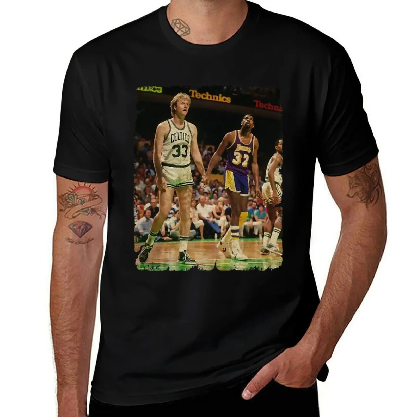 Magic Johnson vs Larry sport bird, Made Their NBA Debuts T-Shirt cute clothes cute tops black t-shirts for men