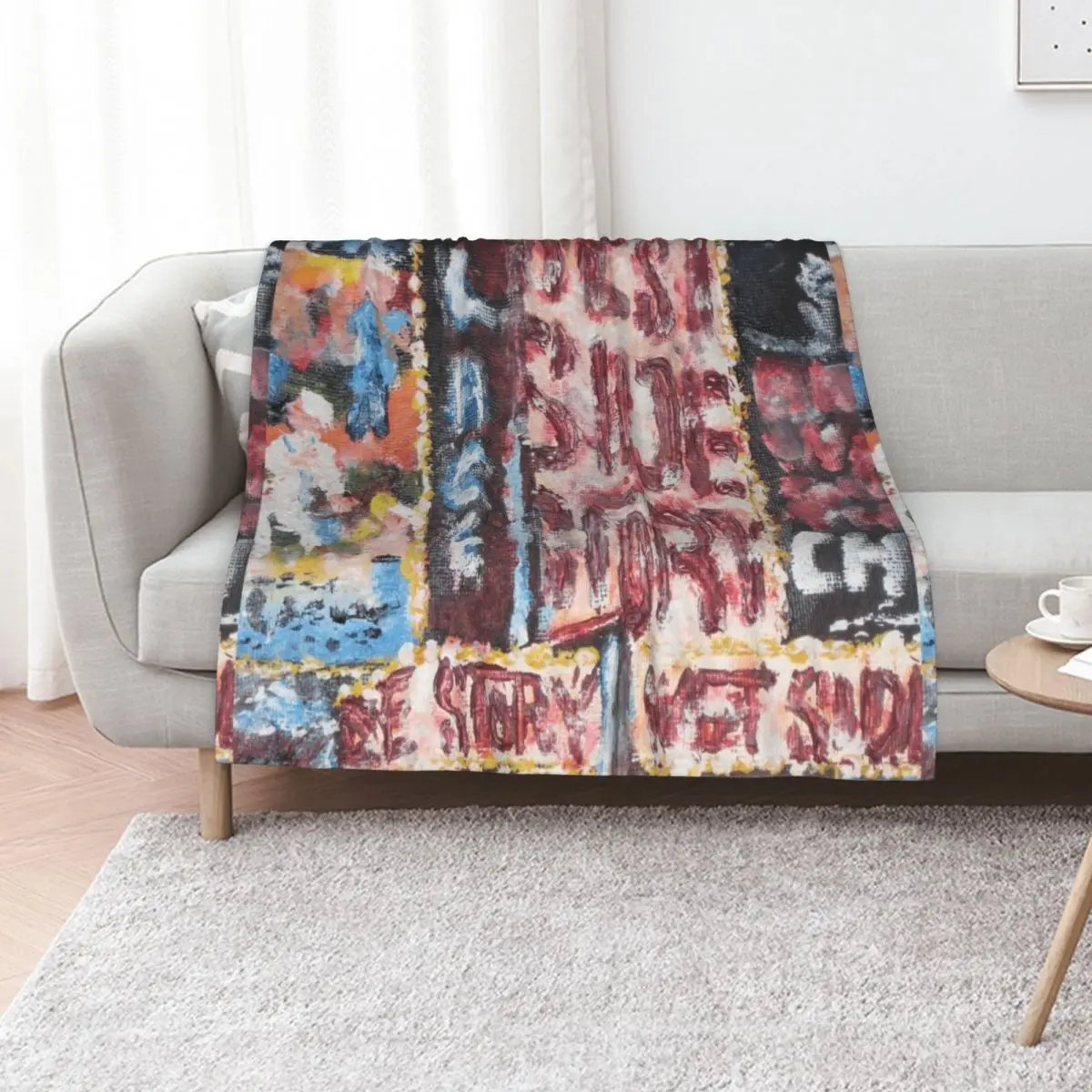 

West Side Throw Blanket Designers valentine gift ideas Blankets Sofas Of Decoration funny gift Blankets