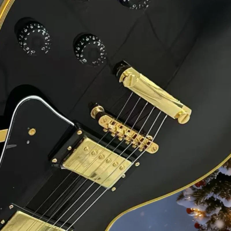 

2026 Лидер продаж, 40 дюймов, 6 струн, черная гитара, золотая фурнитура, подарок